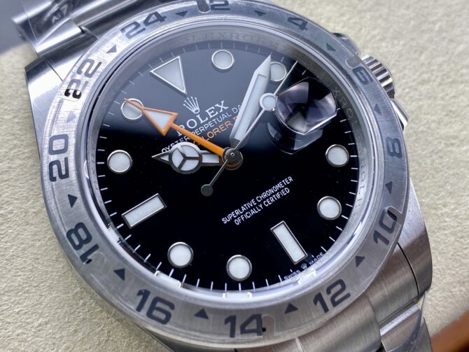 Rolex Explorer II m226570 0002 Stainless Steel Black Dial 42MM Mens Replica Watch