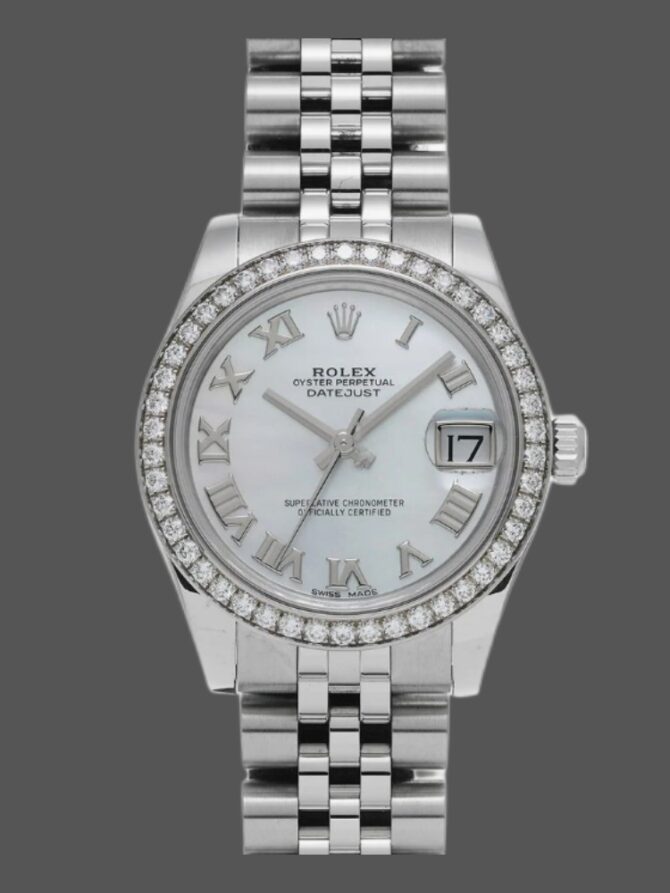 87413 White Mother of pearl Dial 31MM Lady Replica Watch