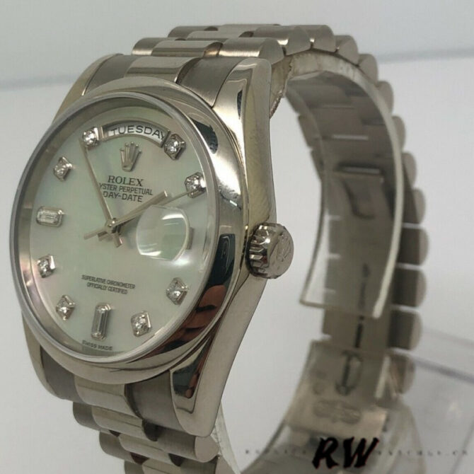 Replica Rolex Day-Date 118209 Black dial 36mm Unisex Watch