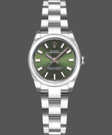 Rolex Oyster Perpetual 176200 Olive Green Dial Oyster Bracelet 26mm Lady Replica Watch