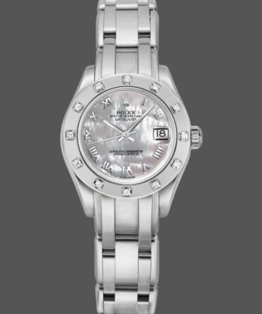 Rolex Pearlmaster 80319 MOP Roman Dial 29MM Lady Replica Watch