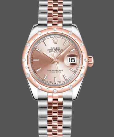 560341 Everose Gold Pink Baton Dial 31MM Lady Replica Watch