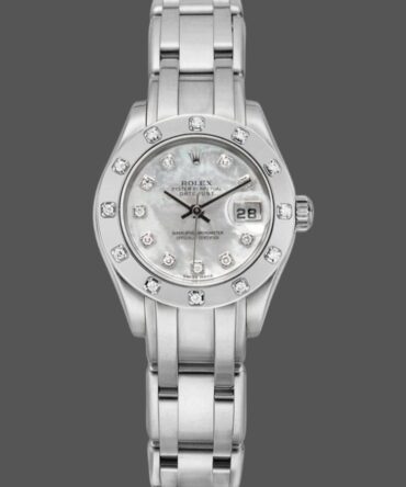 Rolex Pearlmaster 80319 MOP Diamond Dial 29MM Lady Replica Watch