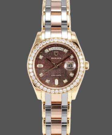 Replica Rolex Day-Date 18948 Dark MOP Diamond Jubilee Dial Special Edition 39MM Mens Watch