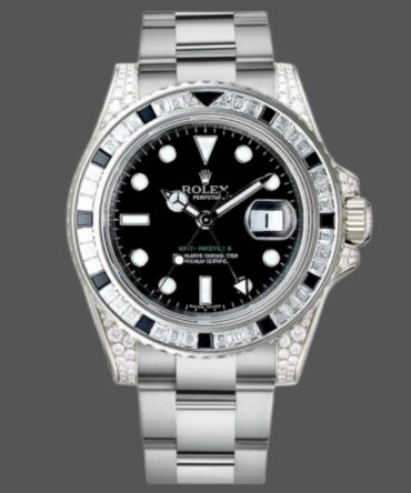 Rolex GMT Master II 116759SANR Black Dial 40mm Mens Replica Watch