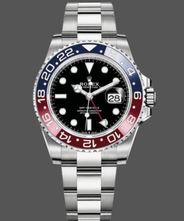 Rolex GMT Master II 116719BLRO White Gold Pepsi Black Dial 40mm Mens Replica Watch
