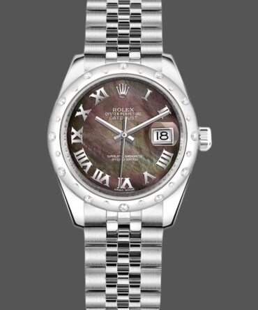 87414 Black MOP Roman Dial 31MM Lady Replica Watch