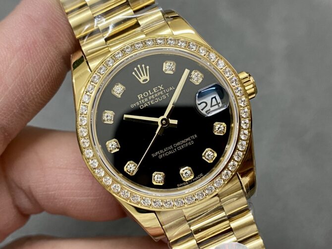 Rolex Datejust 179138 Black diamond Dial 26MM Lady Replica Watch