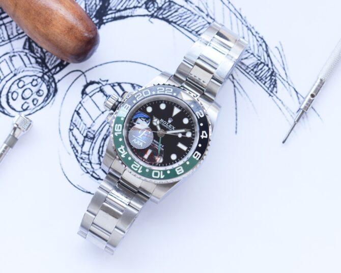 Rolex GMT-Master II 126720VTNR Black Dial 40MM Mens Replica Watch