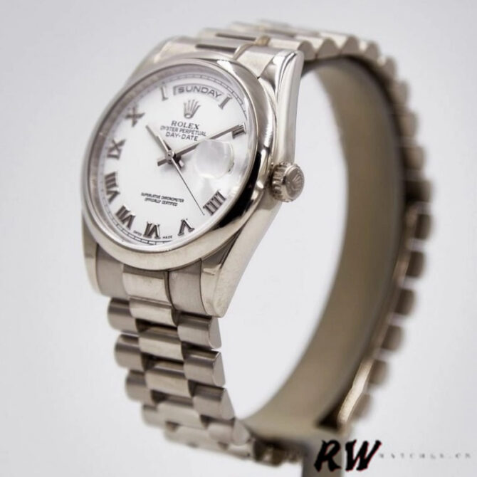 Replica Rolex Day Date 118238 Black Diamond Dial 36mm Mens Watch