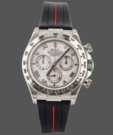 Rolex Daytona 116519MT Meteorite Dial RubberB Strap 40mm Mens Replica Watch