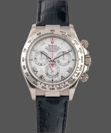 Rolex Daytona 116519 Meteorite Dial Leather strap 40mm Mens Replica Watch