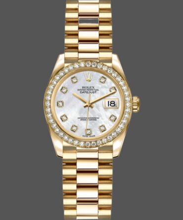 863138 Mother Of Pearl Diamond Dial 26MM Lady Replica Watch