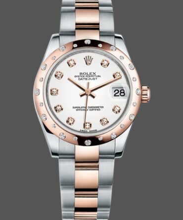 963341 White Mother of Pearl Diamonds Dial 31MM Lady Replica Watch