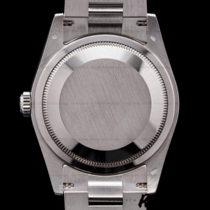 Replica Rolex Day Date 118339 White Gold Silver Dial Fluted Bezel 36mm Unisex Watch