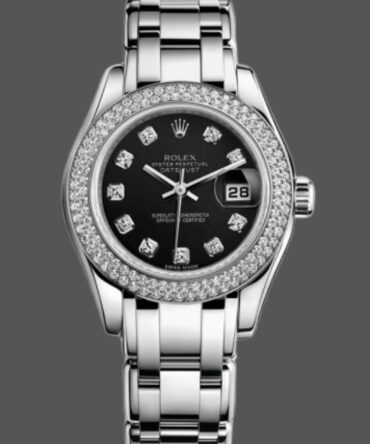Rolex Masterpiece Pearlmaster 80339 Diamant Bezel 29MM Lady Replica Watch