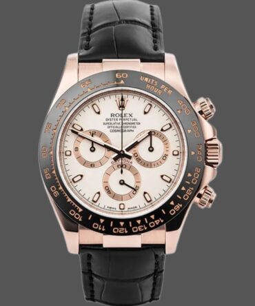 Rolex Cosmograph Daytona 116515 Ivory Dial 40mm Mens Replica Watch