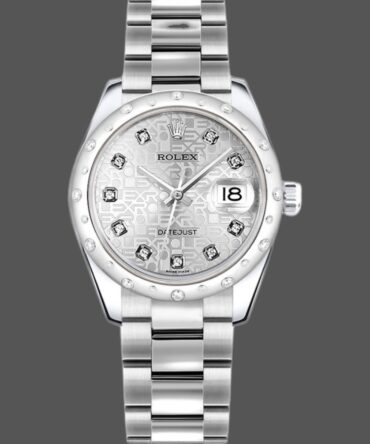 7123741 Silver Jubilee Diamond Dial 31MM Lady Replica Watch