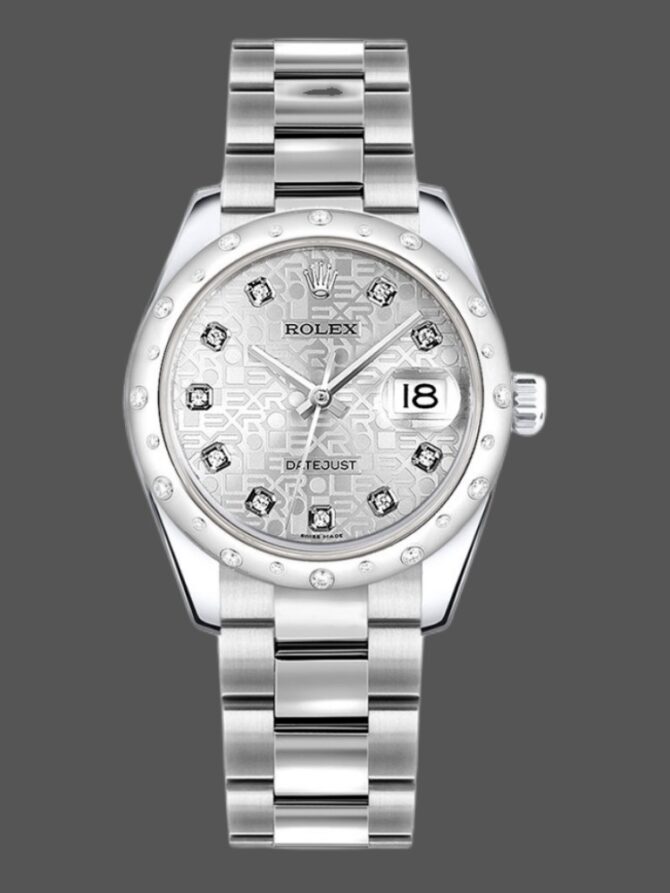 7123741 Silver Jubilee Diamond Dial 31MM Lady Replica Watch
