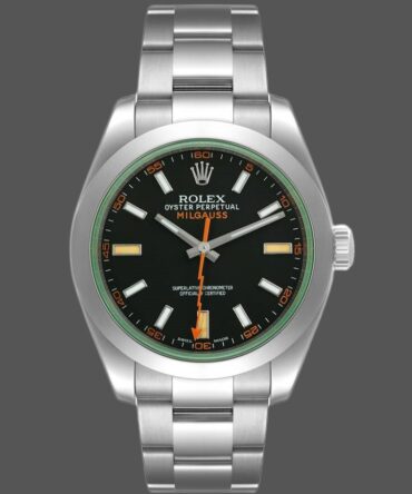 Rolex Milgauss 116400GV Stainless Steel Black Dial 40MM Mens Replica Watch