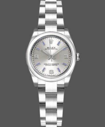Rolex Oyster Perpetual 176200 Stainless Steel Silver Dial 26MM Lady Replica Watch
