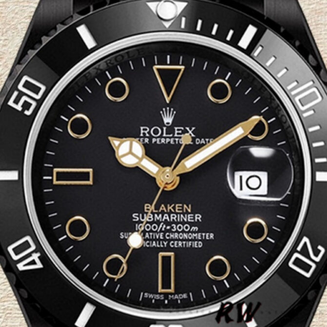 Rolex Submariner 116610 Black Dial Stainless Steel 40mm Mens Replica Watch