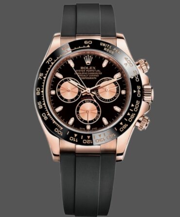 Rolex Cosmograph Daytona 116515LN Rose Gold Black Dial 40mm Mens Replica Watch