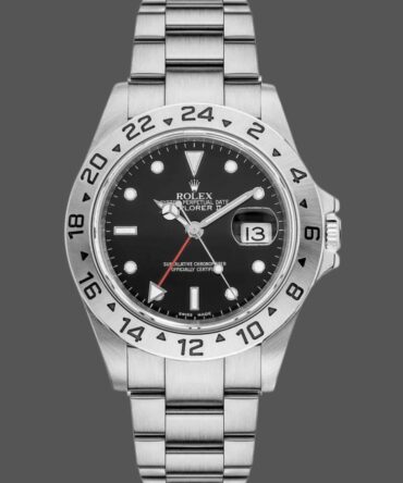 Rolex Explorer II 16570 Stainless Steel Black Dial 40MM Mens Replica Watch