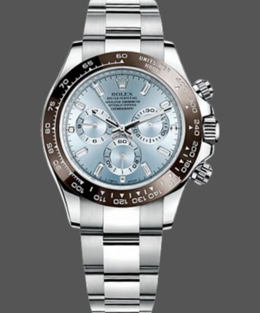 Rolex Cosmograph Daytona 116506 Ice Blue Dial Platinum 40MM Mens Replica Watch