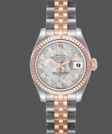 Rolex Datejust 179171 Diamond Meteorite Dial Fluted Bezel 26MM Lady Replica Watch
