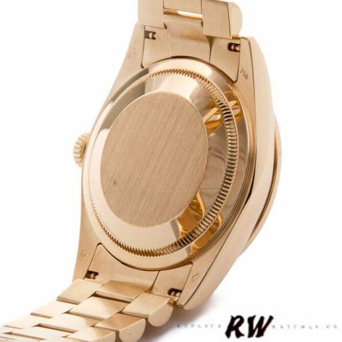 Replica Rolex Day-Date 118348 Silver Diamond Dial 36mm Unisex Watch