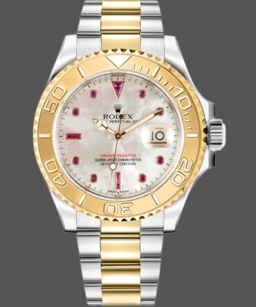 Rolex Yachtmaster 16623 Steel Yellow Gold White MOP Dial 40MM Mens Replica Watch
