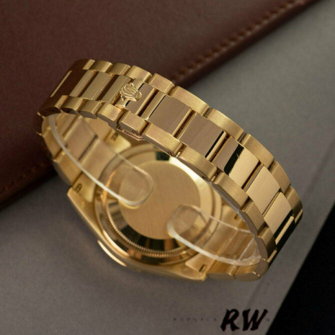Replica Rolex Day-Date 118209 Black dial 36mm Unisex Watch