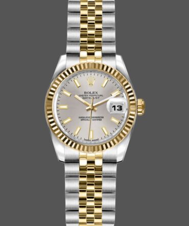 Rolex Datejust 179173 Silver Index Dial Fluted Bezel 26MM Lady Replica Watch
