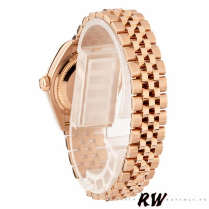 Rolex Datejust 279175 Chocolate Diamonds Dial Fluted Bezel 28mm Lady Replica Watch