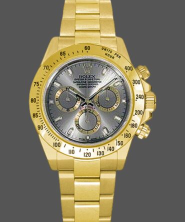Rolex Cosmograph Daytona 116528 Grey Index Dial 40MM Mens Replica Watch