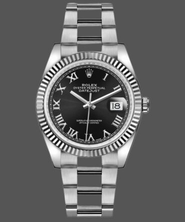 44234 Roman Numeral Black Dial 36mm Unisex Replica Watch