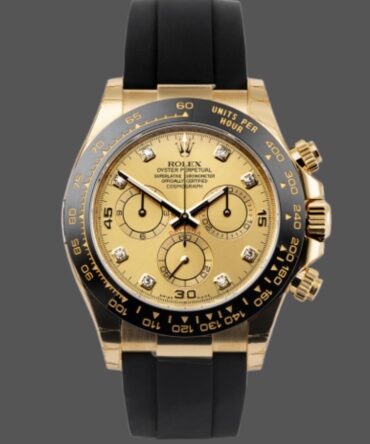 Rolex Daytona 116518LN Diamond Champagne Dial 40mm Mens Replica Watch