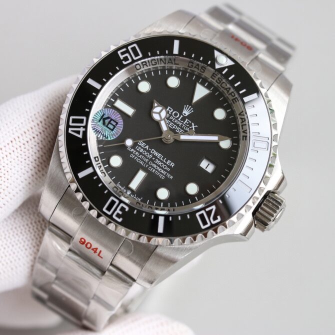 Rolex Deepsea 126660 Black Dial Oyster Steel 44mm Mens replica watch
