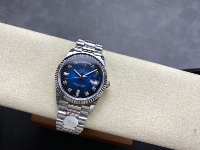 Replica Rolex Day Date 36 Blue Ombre Dial m128236 0005