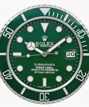 Rolex Submariner Green Wall Clock