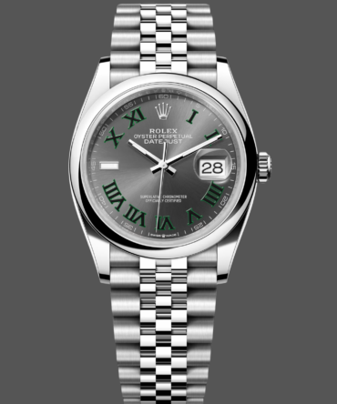 18544300 0017 Grey Wimbledon dial Stainless Steel 36MM Unisex Replica Watch