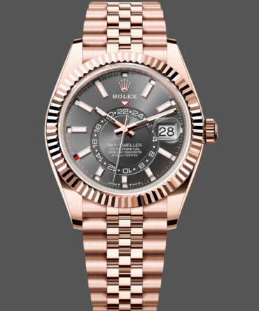 Rolex Sky Dweller 42mm Everose Gold and Slate Grey Dial M336935-0008