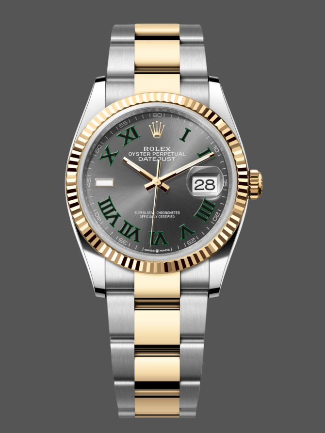 657436 Slate Grey Dial 36MM Unisex Replica Watch