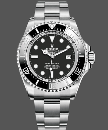 Rolex Deepsea 126660 Black Dial Oyster Steel 44mm Mens replica watch