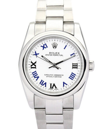 Replica Rolex Oyster Perpetual Lady 31mm White Dial 177200