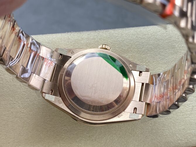 Replica Rolex Day Date 36mm 128345RBR 0042 Diamond Paved Dial President Watch