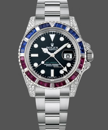 Rolex GMT Master II 116759SA Black Dial 40mm Mens Replica Watch