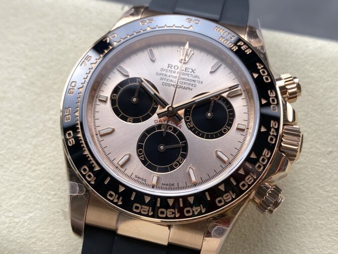 Rolex Cosmograph Daytona 116515LN Black Pink Dial 40mm Mens Replica Watch