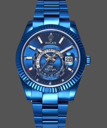 Rolex DiW Sky Dweller 326934 BLUE DLC 40MM Men's Watch